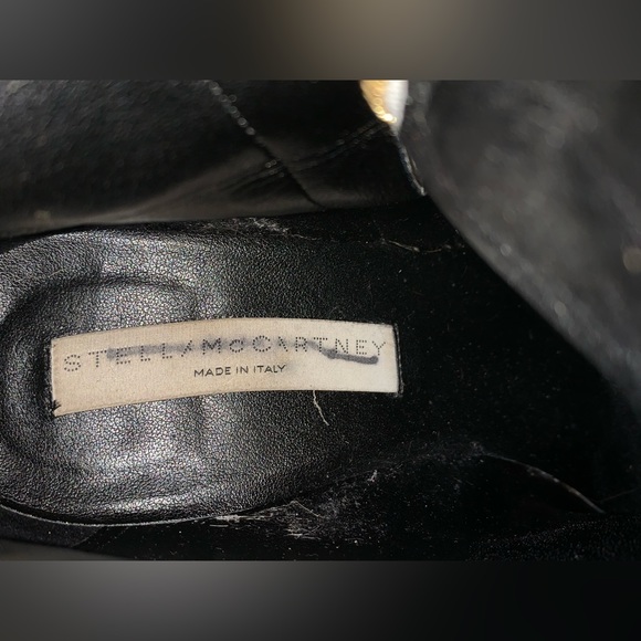 Stella McCartney white tortoise heel boots 38 - Picture 6 of 8